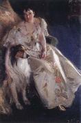 Anders Zorn mrs.walter rathbone bacon Spain oil painting artist